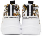 Versace Jeans Couture White Regalia Baroque Speedtrack Sneakers