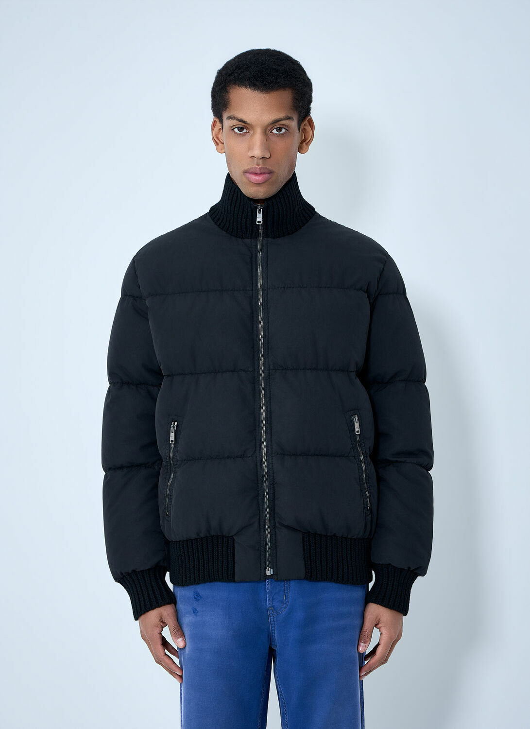 Prada High-Neck Puffer Jacket