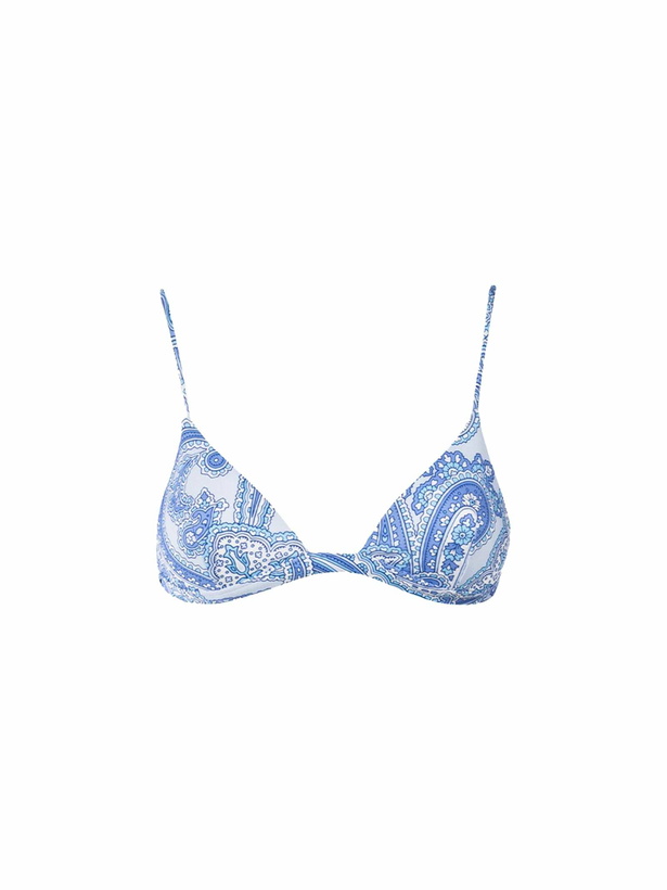 Photo: MC2 Saint Barth Woman Paisley Triangle Top Swimsuit Rylie