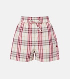 Burberry EKD Burberry Check cotton shorts