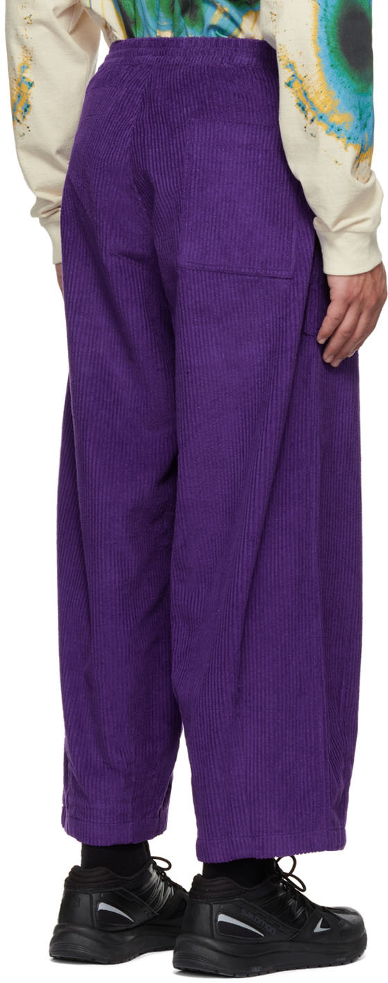 Gentle Fullness Purple Organic Cotton Trousers