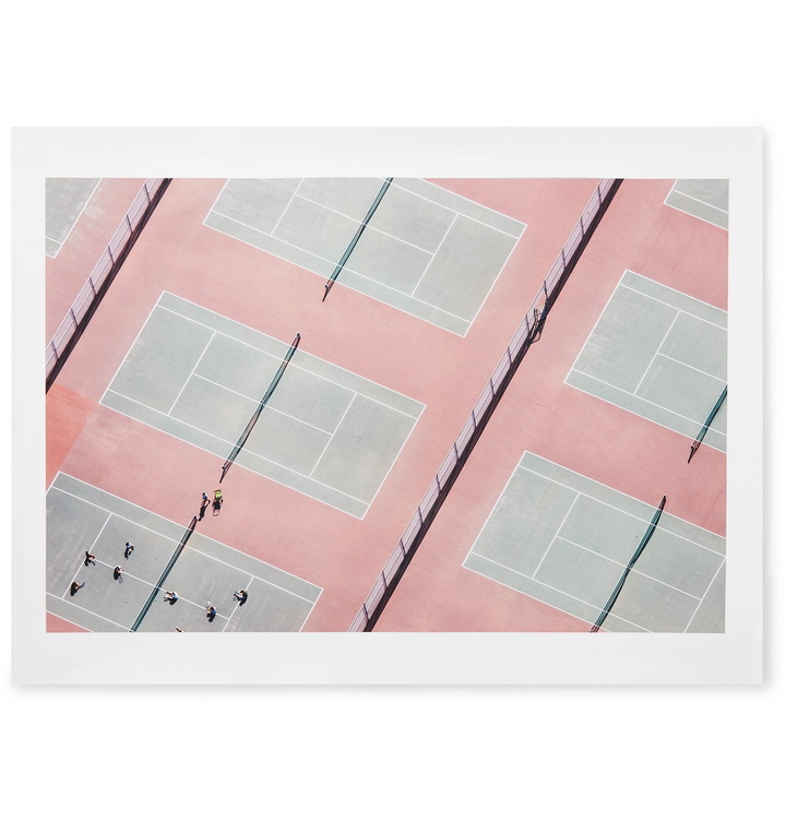 Photo: Pieces - Karl Hab Tennis Court Print, 18 x 24"" - Multi