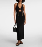 Max Mara Party raffia slides
