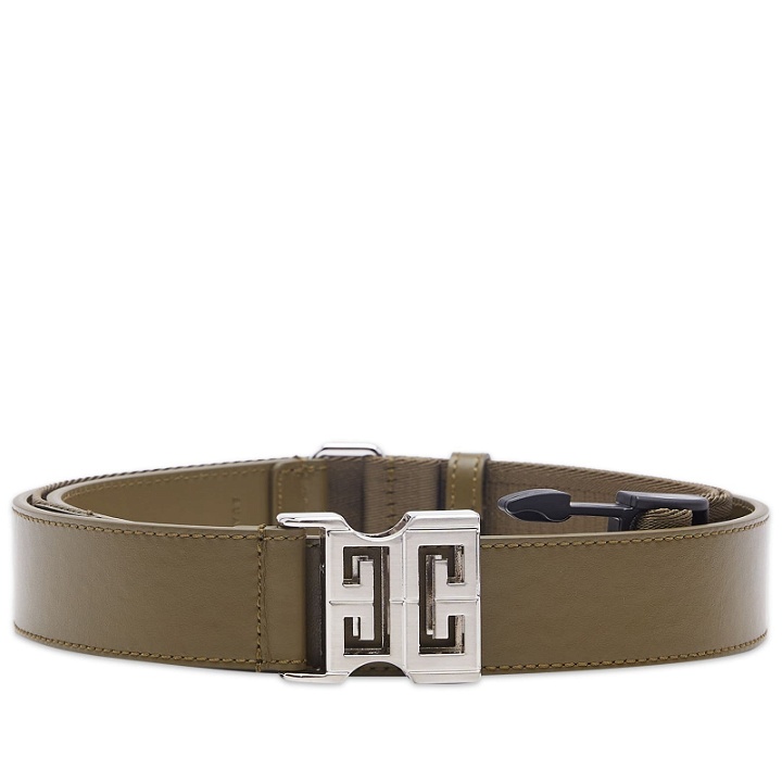 Photo: Givenchy Men's 4G Release Buckle Belt in Khaki
