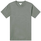 Sunspel Men's Organic Riviera T-Shirt in Smoke Green Melange