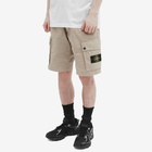 Stone Island Men's Supima Cotton Cargo Short in Dove Grey