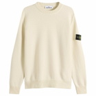 Stone Island Men's Lambswool Jumper in Ivory
