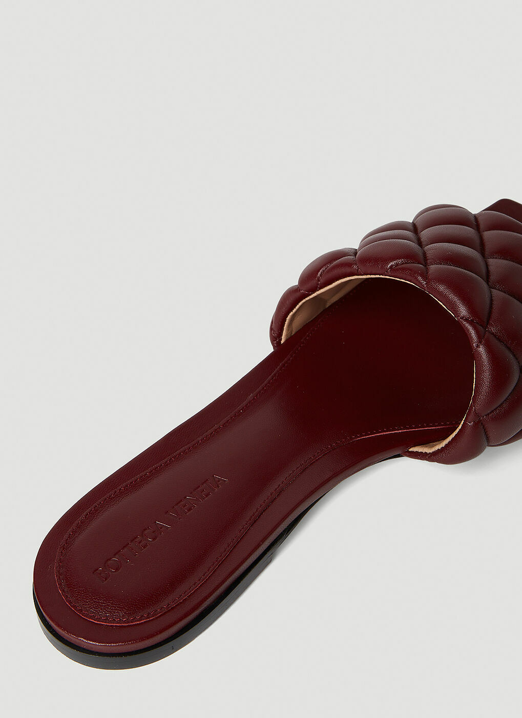 Burgundy flat hot sale sandals