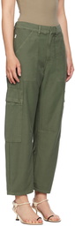 Citizens of Humanity Green Marcelle Low Slung Easy Cargo Pants