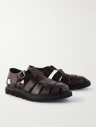 Officine Creative - Lyndon Leather Sandals - Brown