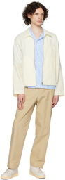 LE17SEPTEMBRE Off-White Crinkled Jacket