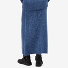 Holzweiler Women's Fure Fluffy Midi Skirt in Blue