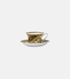 Versace Home I Heart Baroque teacup and saucer