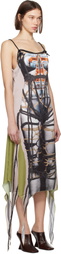 Y/Project Multicolor Bondage Print Midi Dress