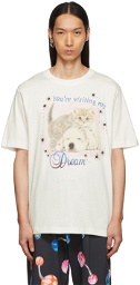 Ashley Williams SSENSE Exclusive Off-White You're In My Dreams T-Shirt