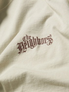 Neighborhood - Logo-Print Cotton-Jersey T-Shirt - Neutrals
