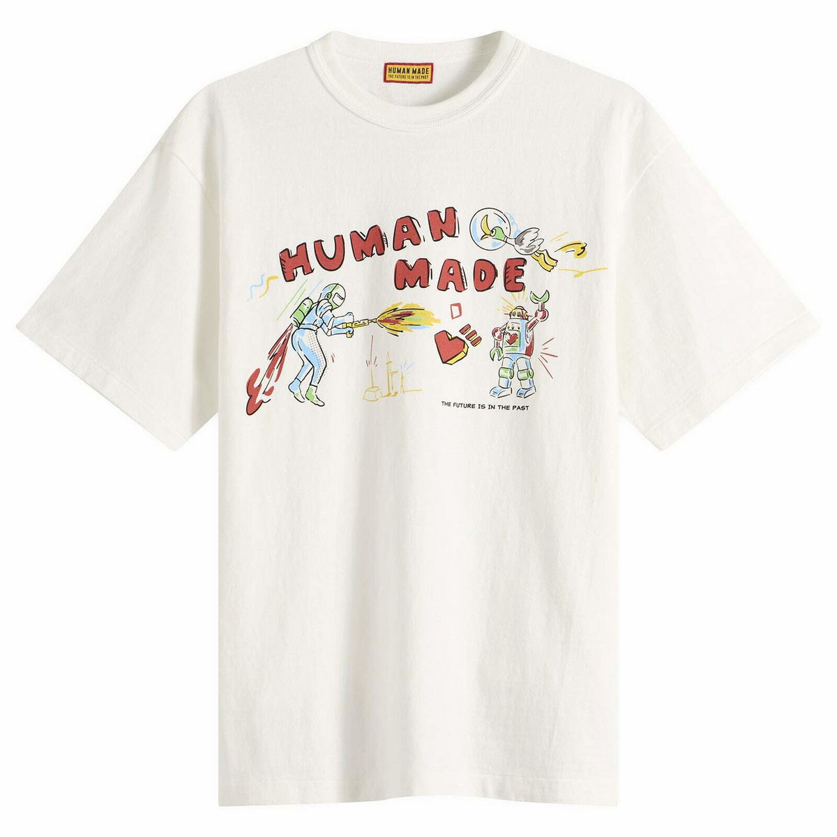 Human Made Men's Space Print T-Shirt in White Human Made