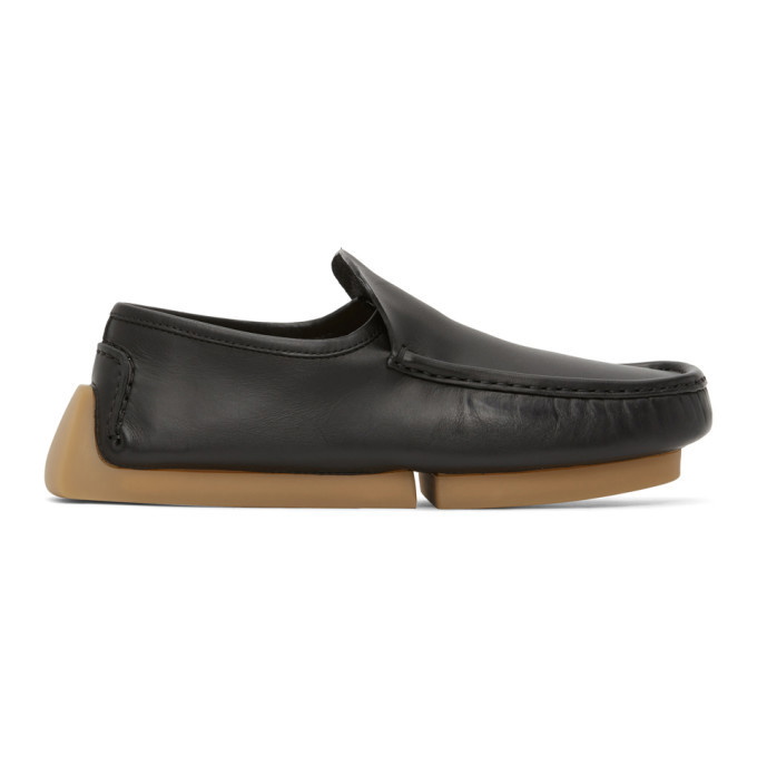 Photo: Bottega Veneta Black Driver Loafers