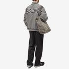 Patta Men's Wool Sport Bomber Jacket in Melange Grey