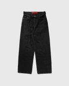 032c DOWN TO EARTH WIDE LEG JEAN Black Mens Jeans