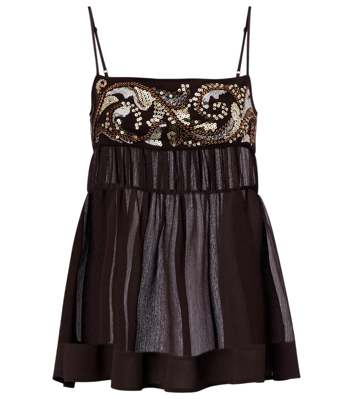 Photo: Xu Zhi Sequined chiffon top