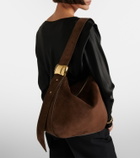 Amanu Zambia suede shoulder bag