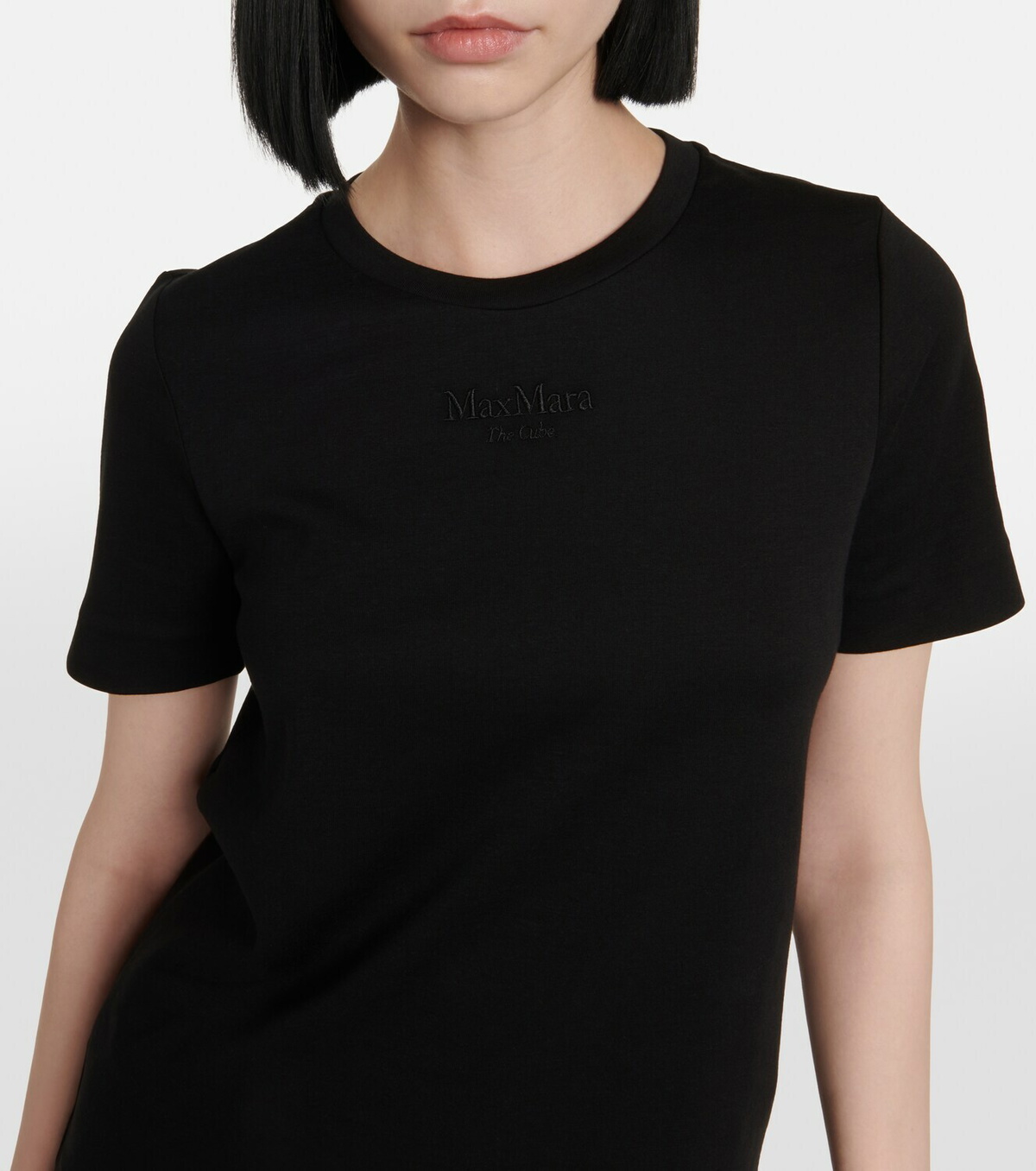 'S Max Mara Logo cotton-blend jersey T-shirt
