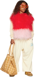 The Animals Observatory Kids Multicolor Shrew Faux-Fur Vest