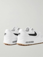 Nike Golf - Air Max 1 '86 OG G Leather and Mesh Golf Sneakers - White