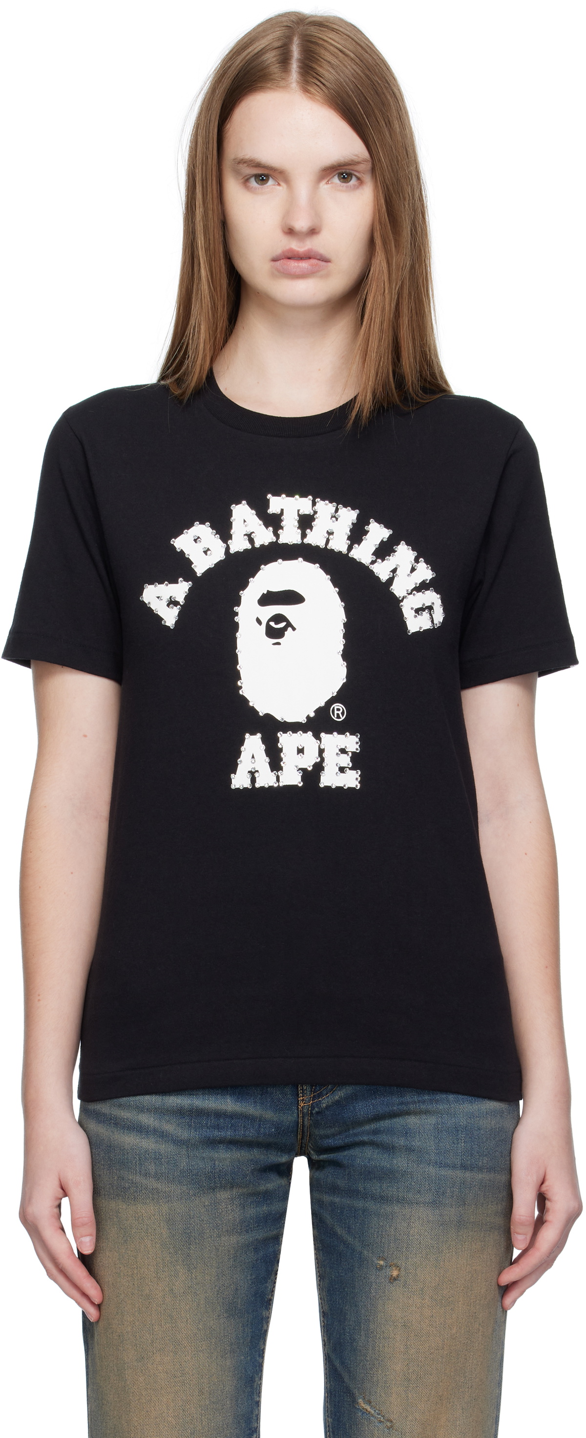 BAPE White 'Three Wise Apes' T-shirt A Bathing Ape