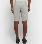 Reigning Champ - Mélange Loopback Pima Cotton-Jersey Drawstring Shorts - Gray