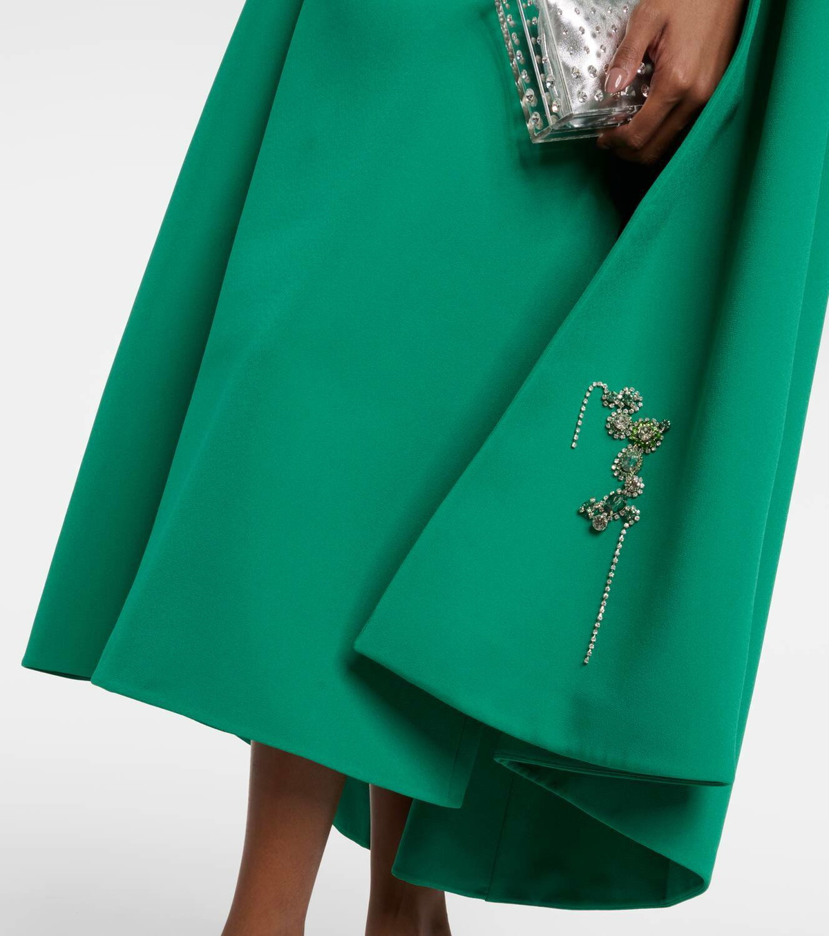Safiyaa Rowan Manorel embellished caped minidress