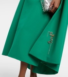 Safiyaa Rowan Manorel embellished caped minidress