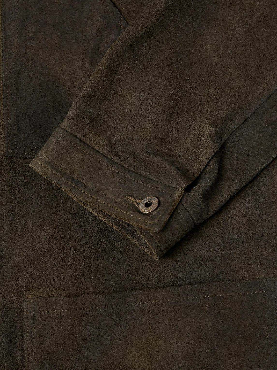 RRL - Kenmare Suede Jacket - Brown