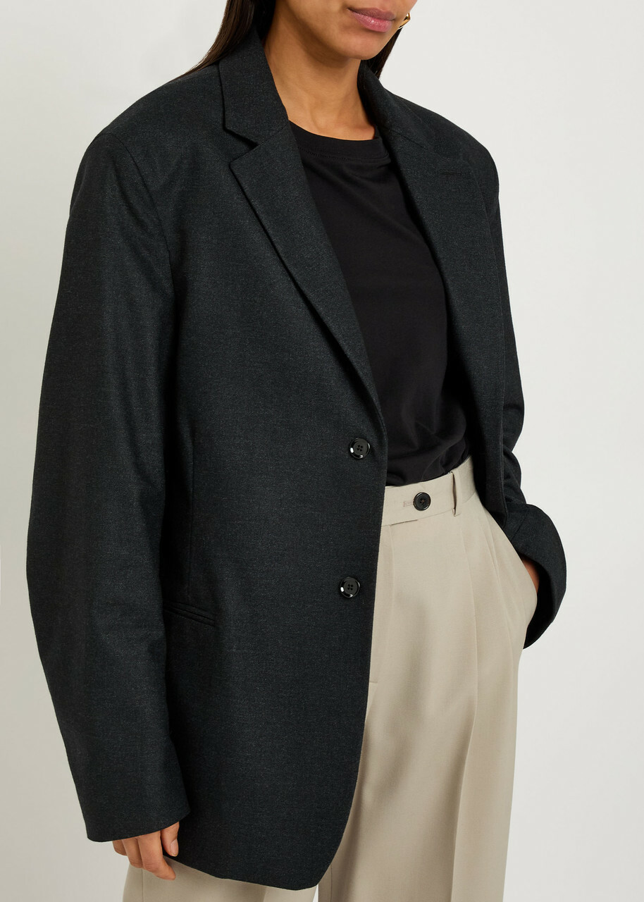 Lemaire Cashmere-blend Blazer Anthracite
