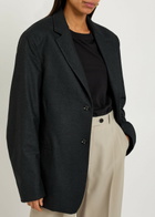 Lemaire Cashmere-blend Blazer Anthracite