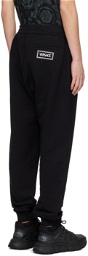 Versace Black Embroidered Sweatpants
