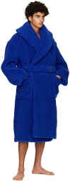 Casablanca Blue Belted Coat