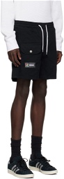 Noah Black Flap Pocket Shorts