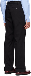 Marni Black Straight-Leg Trousers