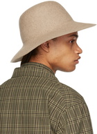 Junya Watanabe Beige Muehlbauer Edition Wool Beach Hat