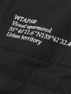 WTAPS - Logo-Embroidered Cotton-Blend Shell Gilet - Black