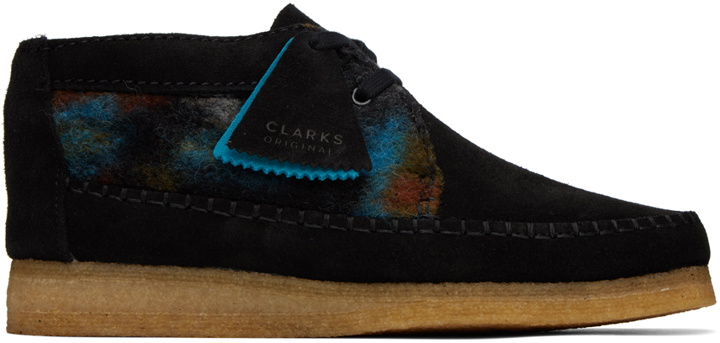 Photo: Clarks Originals Black Weaver Desert Boot
