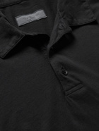 Rag & Bone - Logo-Embroidered Cotton-Jersey Polo Shirt - Black