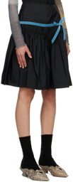 Molly Goddard Black Lola Miniskirt