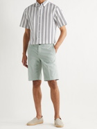 CANALI - Stretch-Cotton Twill Shorts - Green