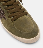 Golden Goose Ball Star glitter suede sneakers