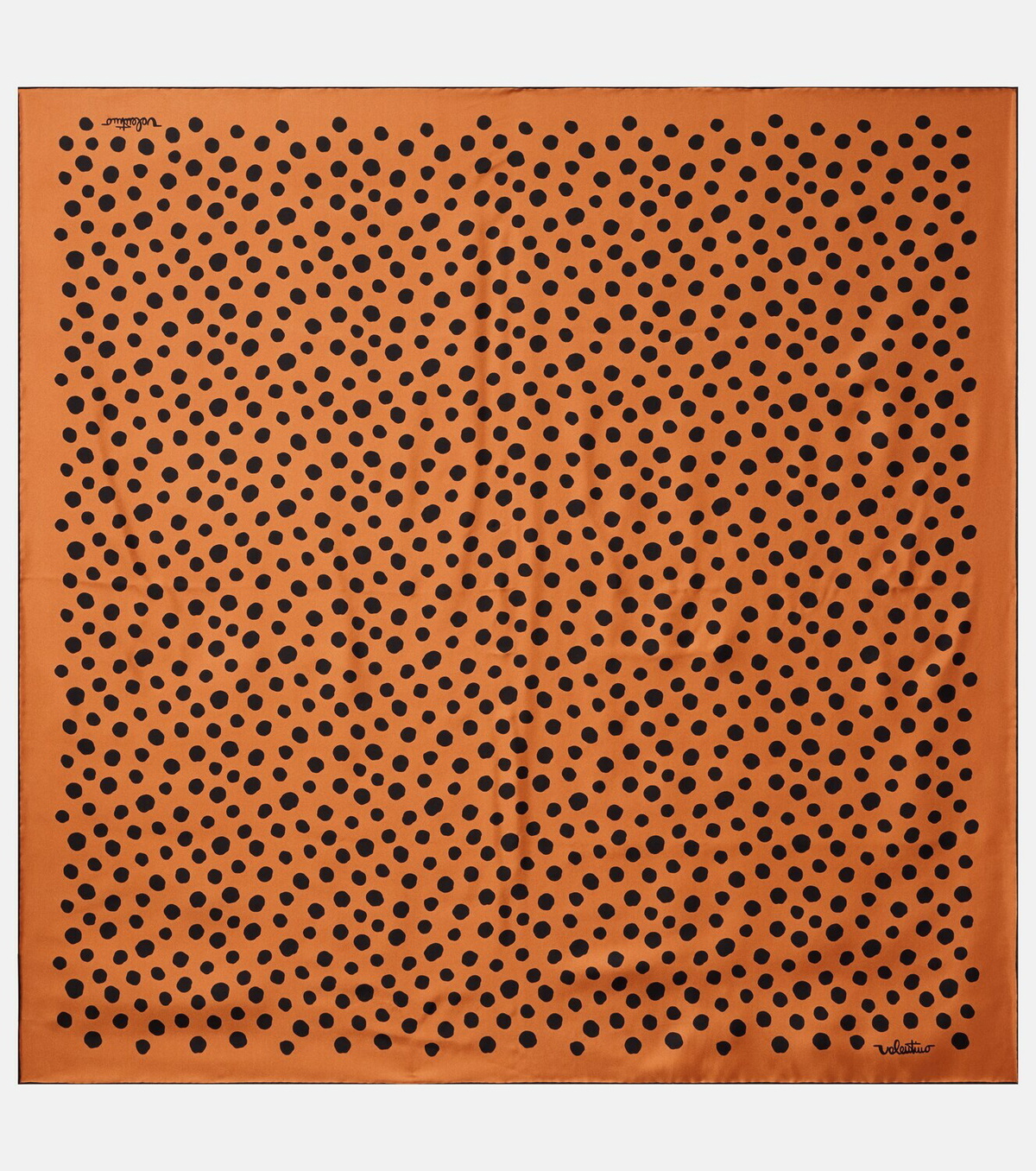 Valentino Polka-dot silk twill scarf