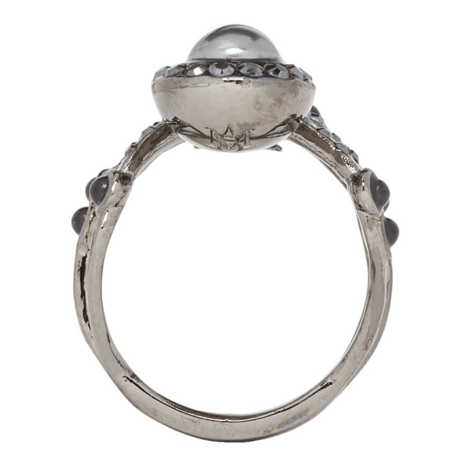 Alexander McQueen Black Spider Ring Alexander McQueen