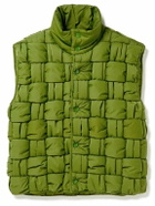 Bottega Veneta - Quilted Shell Gilet - Green